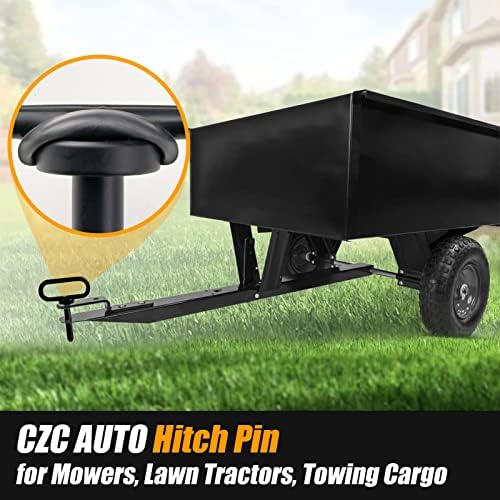 CZC Auto Hitch Pin 1/2 x 3 polegadas Pino de engate do reboque do cortador de grama, pino do portão do trailer