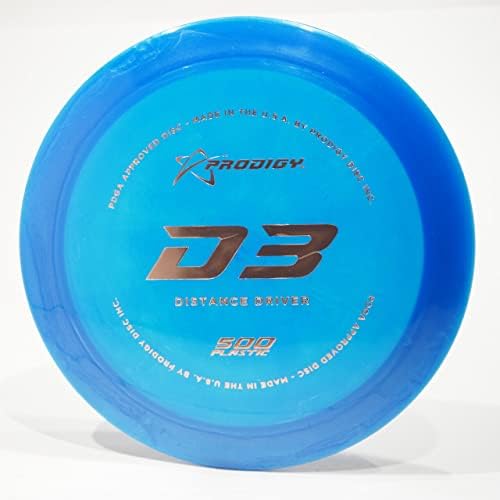 Prodigy D3 Distante Distante Disco Golf, Pick Weight/Color [Carimbo e cor exata pode variar]