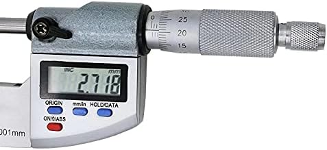 Sdfgh ip65 impermeável 25-50 mm externo micrômetro eletrônico Electronic 0,001 mm mícrons externos do calibre micrômetro