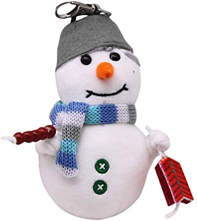 Valiclud 1pc Christmas Keychain pingente de neve de pingente de pendente de pingente decoração de chave de Natal decoração de Natal