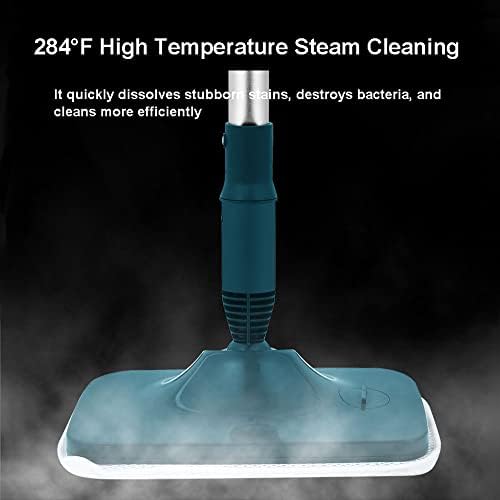 Mop a vapor, vaporizador de piso destacável com limpador de vapor de mão, máquina de limpeza a vapor