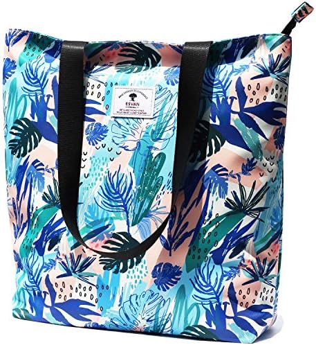 Esvão de bolsa de bolsa floral original de Esvan para caminhada de ginástica praia de viagens de piquenique
