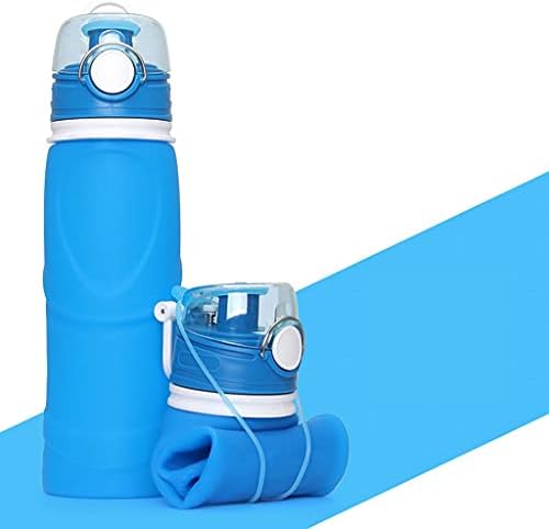 WSSBK 750ML Coloque garrafa de água dobrável garrafa de silicone portátil garrafas de água esportiva ao