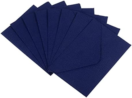 Patikil Mini Envelopes, 20 Pacote Pequenos titulares de cartões -presente Envelope de convite de negócios para aniversário de casamento, azul