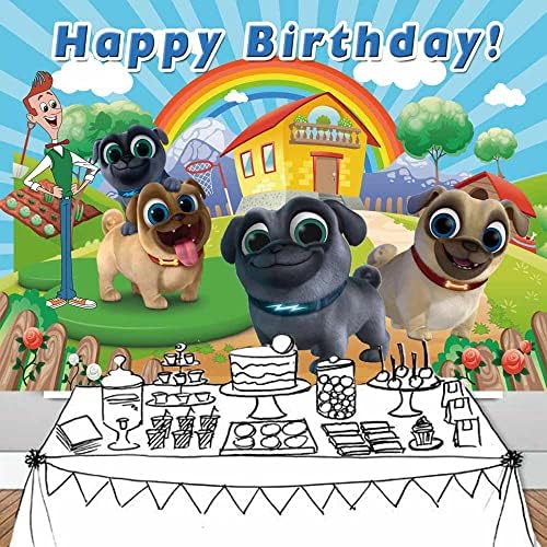 Palavo de cachorro cenário para festas de aniversário suprimentos infantis de origem suprimentos
