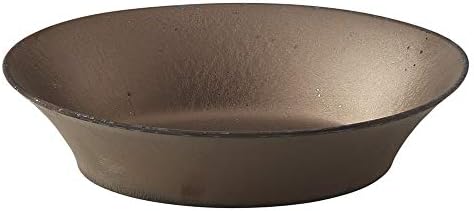 Desvio de bronze Médio oval de panela [6,7 x 5,5 x 1,9 polegadas, 7,7 oz] [Placa oval] | Restaurante,
