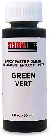 Sistema de três concentrados de pigmento epóxi, garrafa de 2 onças, preto