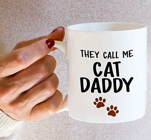Retreez Funny Caneca - Eles me chamam de gato amantes de gatos de gato 11 oz canecas de café cerâmica - engraçadas, sarcásticas, motivacionais e inspiradas presentes de aniversário para marido, namorado, amigos, colegas de trabalho, pai, pai