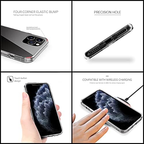 Capa de capa de telefone Compatível com iPhone Samsung, o 12 grito 7 Full X Color 13 Scream Pro Max 8 XR 11 SE 2020 14 Acessórios à prova d'água Scratch Transparent