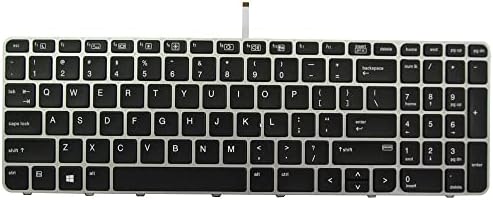 Abakoo Novo teclado compatível com o HP Elitebook 755 G3 G4, 850 G3 G4, ZBook 15U G3 G4, 821157-001 821195-001 836623-001 com backlit, sem ponteiro