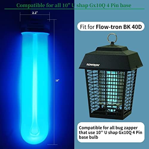 2 pacote flowtron bf 190 lâmpada de substituição bk-40d lâmpada ful32t8/bl 365nm luz preta 32 watts uva