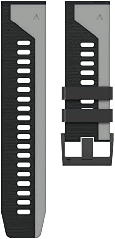 Ilazi 22 26mm Silicone Quickfit Watch Band tira para Garmin Fenix ​​7 7x 6x 6pro epix easyfit band fenix5 5x