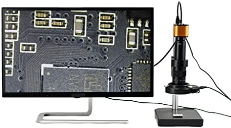 ZYZMH 16MP Estéreo Digital USB Microscópio Industrial Câmera 150x Vídeo Eletrônico C Stand para PCB THT Soldagem