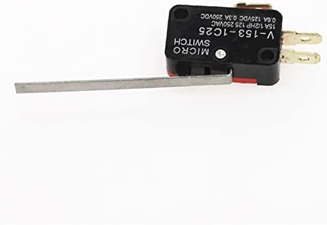 Zthome V-153-1C25 27 x 16 x 10mm SPDT Micro limite interruptor 3 terminais momentâneos