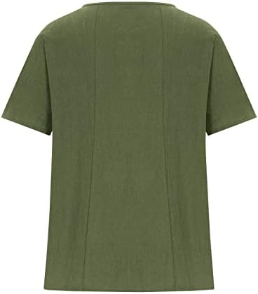 Tops para mulheres elegantes camiseta casual de verão 2023 pescoço redondo de manga curta estampa de flor Blouses Crescedores de túnicos de túnica solta
