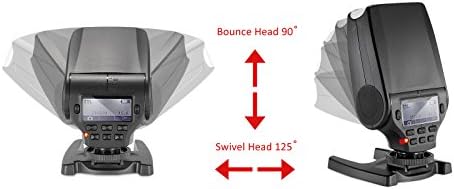 Bounce, cabeça giratória compacta lcd multin função compatível com a Sony Alpha DSLR A500