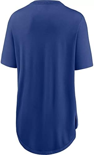 Nike Women's Chicago Cubs Royal Mascot Esboço de fim de semana T-shirt