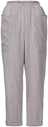 Calças casuais da mulher xiloccer 2021 calças de corredor de alta cintura para o trabalho elástico plus size calças de verão pernas largas calças de verão