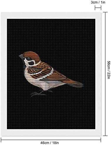 Sparrow Custom Diamond Painting Kits Paint Art Picture By Numbers for Home Wall Decoration 16 X20