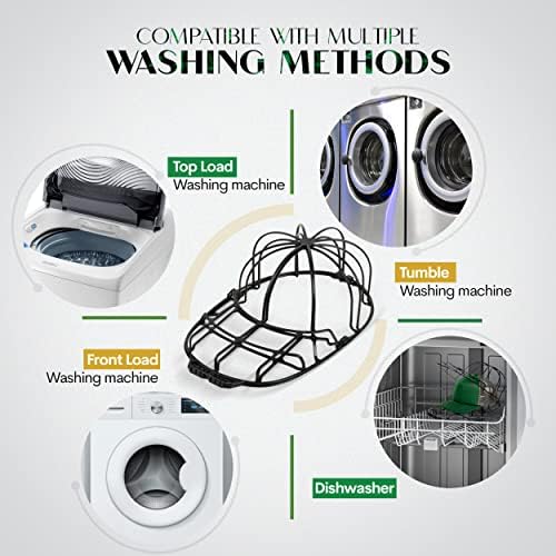 Arruela de chapéu de beisebol Mandarella para máquina de lavar ou máquina de lavar louça, limpador de