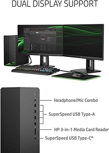 HP 2022 Pavilion TG01 Gaming Desktop - 10th Intel I5-10400F CPU 6 -CORE - 4GB NVIDIA GTX 1650-32GB DDR4-1TB