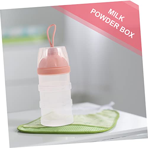 Toyandona Milk Powder Box Recipientes para crianças Travel Snack Contêiner Dispensador de fórmula seco Dispensador