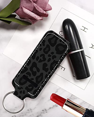 Kllro Ruo Chapstick Holder Keychain Fashion Batom Lip Balm Balmo portátil Pocket Lip Gloss Tube Selder Clip -On