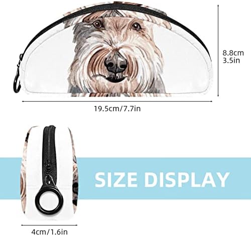 Bolsa de caneta cão cão saco de armazenamento de aquarela zíper bolsa de caneta viagens de viagem organizador