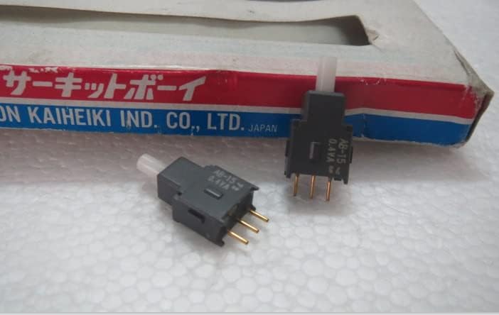 Japão NKK AB-15 0.4VA Redefinir miniatura Chave de ouro Batilhão de 3 pinos Push Butchan