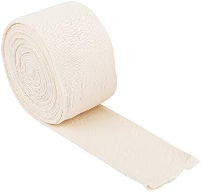 Rolo de manga de algodão de algodão em camadas, algodão cru naturalmente elaborado - desgaste do conforto, absorvente de suor - impede o acúmulo de resíduos - adequado para menos - desgaste do bandagem fundida