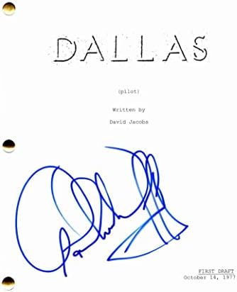 Patrick Duffy assinou o autógrafo Dallas 1978 Script piloto completo - Costarring: Linda Gray, Larry