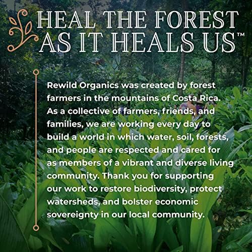 Rewild Organics Açafrão Óleo Essential Orgânico para aromaterapia e cuidados com a pele 1oz