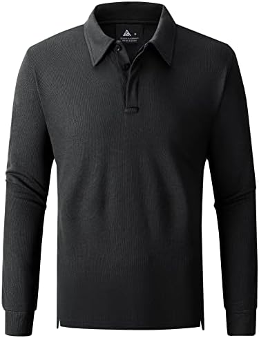 V Valanch Golf Polos para homens de camisetas atléticas com camisas polo de colarinho Casual 3-Button