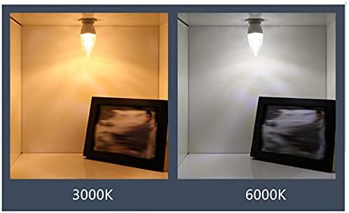 Lâmpada LED 5W E14 LED, 40 watts Bulbo incandescente equivalente 6000k Day Light White 480 lúmen E14 Base