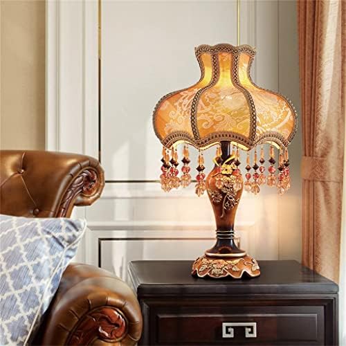 Wenlii estilo pastoral fresco e romântico lâmpada de lâmpada de mesa de mesa lâmpada de decoração de quarto