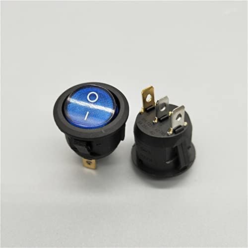 Interruptor de balancim hikota 20mm kcd1 interruptor de LED 10a 12v botão de alimentação de luz luz do botão