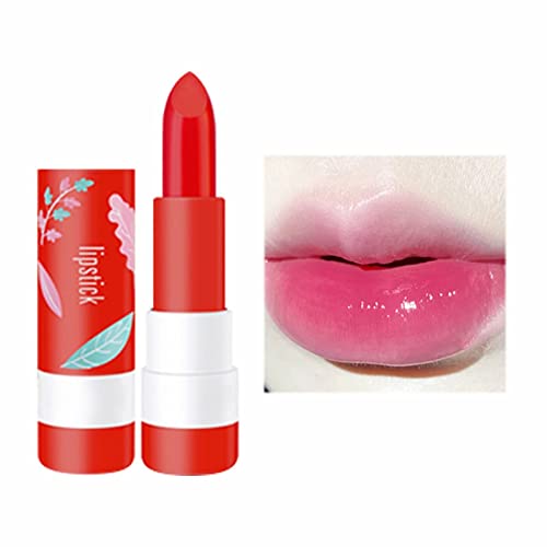 Longo de batom brilhante Lipstick Crystal Lipstick Velvet Lipstick Temperatura Alteração de