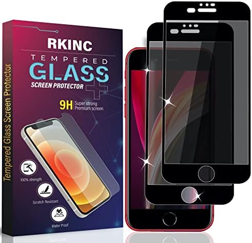 Protetor de tela RKINC [2-PACK] para iPhone SE 3 2022/2 2020, iPhone 7 / iPhone 8, Protetor de tela de filme de
