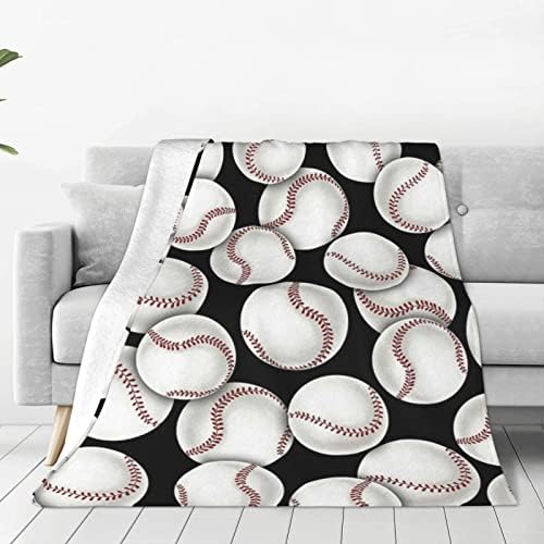 Jogue cobertor de beisebol quente quente e suave flanela de flanela cobertor para sofá de quarto de quarto Casa decorativa coberta difusa 50 x40