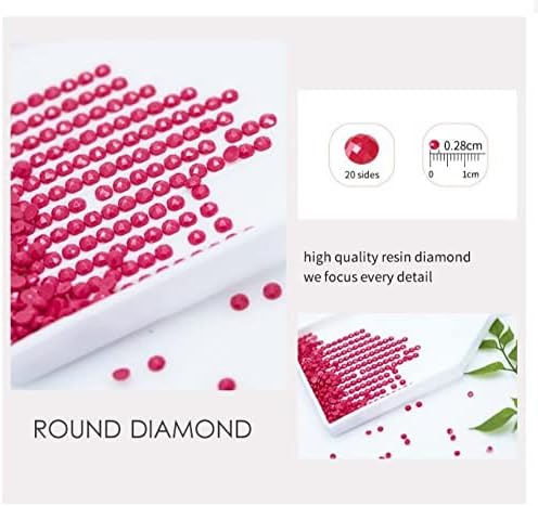 Kit completo de pintura de diamante para adultos-5d Animal Diy Full Diamond Painting-Cross Cruz Cruzada Vermelha