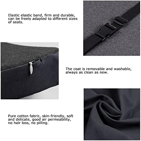 Travesseiro de suporte lombar de organzaa para cadeira de escritório, travesseiro de almofada nas costas da memória