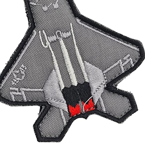 Legeeon USAF Lockheed Martin F-22 Raptor Stealth Fighter Bordado Touch Hook and Loop Patch