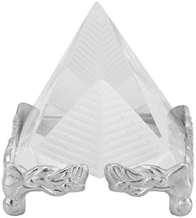 Hztyyier Crystal Piramid Quartzo Escultura Gerador de energia Pirâmide Reiki Chakra Healing Crystal Stone para Desenvolvimento de Yoga de Meditação
