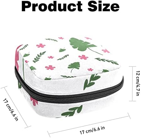 Bolsa de armazenamento de guardanapos sanitários de Oryuekan, bolsas de zíper menstrual reutilizável portátil,
