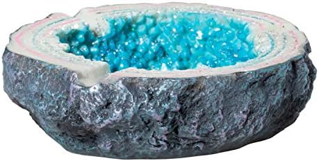 Projeto de pedra de cristal azul colorido 4,25 cinzeiro