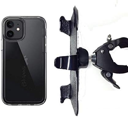SLIPGRIP 1.5 Porta de bicicleta para Apple iPhone 12 Pro usando o estojo Speck Presidio 2 Grip