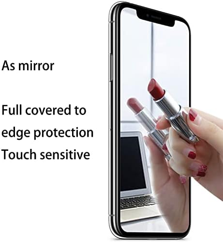 Fydikhn 2 peças Privacidade vidro temperado para iPhone 12 Pro máximo de 6,7 polegadas Anti-Blue Anti-Spy