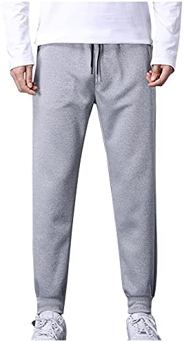 Calça esportiva masculina elástica banda elástica calça casual calça suéterpants de suéters Active Basic Basic Men Cargo Long Pants Long