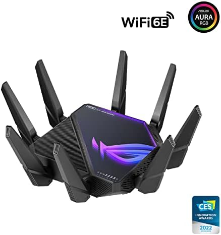 Asus Zenwifi Pro Axe11000 Tri-Band WiFi 6e Mesh System & Rog Rapture WiFi 6e Gaming Router-Quad-Band, 6 GHz pronto