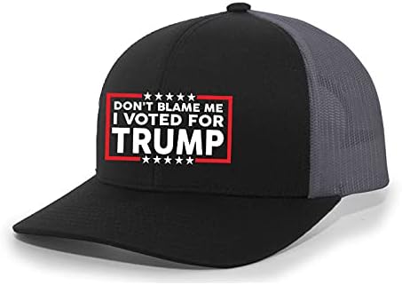 Trenz Shirt Company não me culpe eu votei em Trump Funny Political Men's Mesh Back Trucker Hat